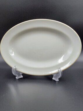 Vintage Oval Plate Platter W.H Grindley Vitrified England Restaurant Ware Read